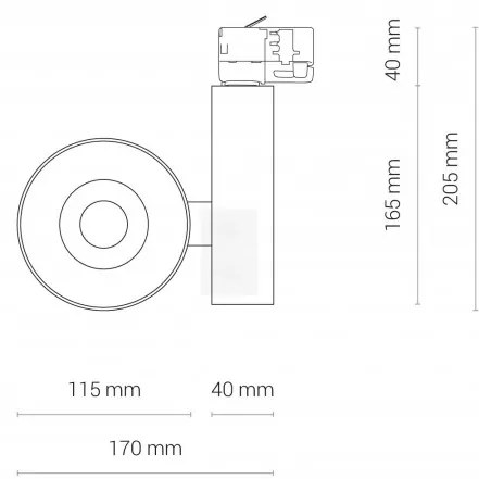 CTLS NEA LED WHITE 30W, 4000K 8752 3F