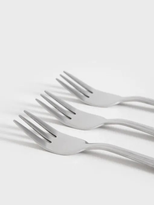 Súprava dezertných vidličiek VIENNA strieborná 734694