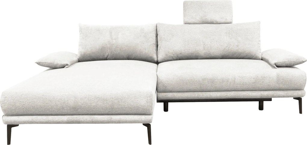 XXXLutz ROHOVÁ SEDAČKA, textil, biela MID.YOU - Sedačky - 001574003002