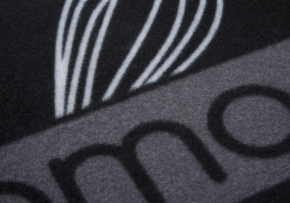 Hanse Home, Behúň Cook & Clean 105732 Black White Grey, 50x150, čierna, kuchyňa