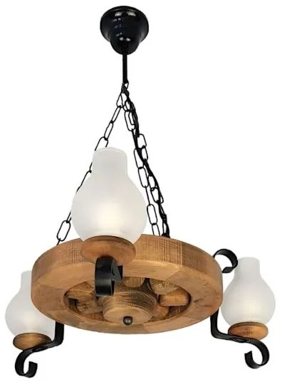 Brilagi - Luster na reťazi ROATA 3xE14/40W/230V buk