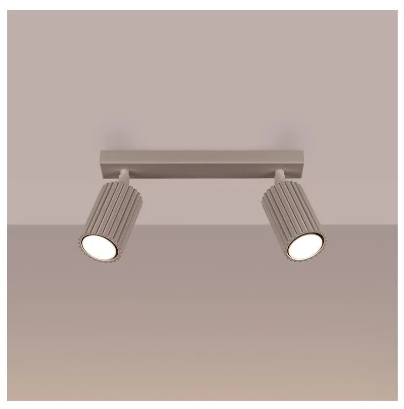 Brilagi - Bodové svietidlo CRESTO 2xGU10/10W/230V taupe