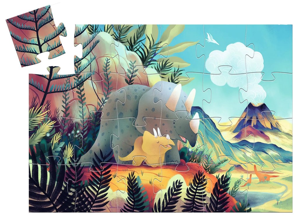 Puzzle - Triceratops Téo - 24 ks