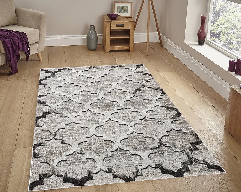 Berfin Dywany, Kusový koberec Miami 131 Vizon, 120x180, béžová, obývacia izba