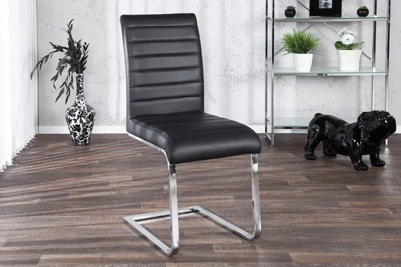 Bighome - Jedálenská stolička STUART - čierna