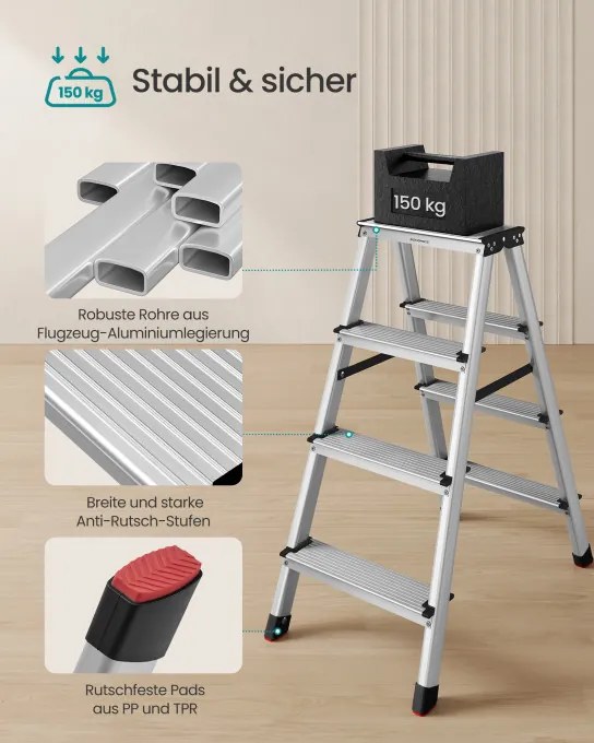 Rozkladací stredný rebrík GLT014E01