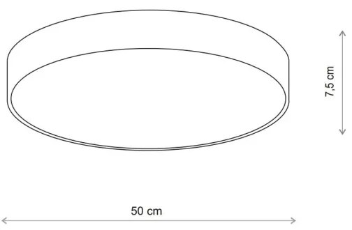 Brilagi - Stropné svietidlo CLARE 4xE27/40W/230V pr. 50 cm béžová