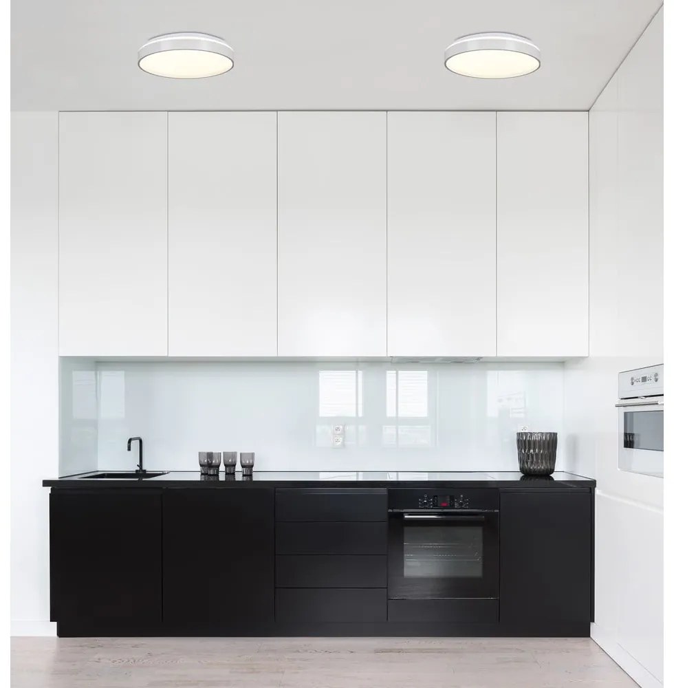 Biele LED stropné svietidlo ø 34 cm Texas – Candellux Lighting