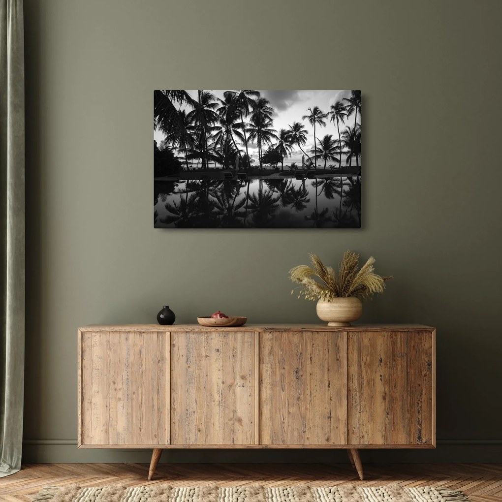 Obraz tropického ostrova (90x60 cm)