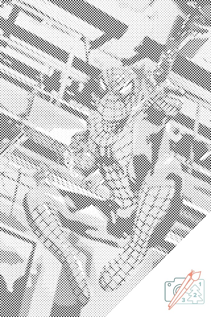 Gario Bodkovanie Spiderman Rozmery: 60 x 80 cm, Rámovanie: S vnútorným rámom, Farba bodiek: Modrá