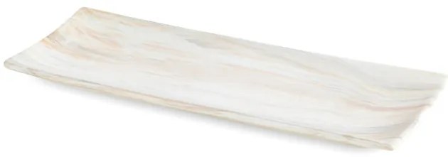 Dekoračný tanier ALIANA 01 béžový / biely