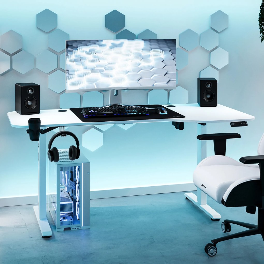 Výškovo Nastaviteľný Stôl Diablo X-Tensio 1600 Biely