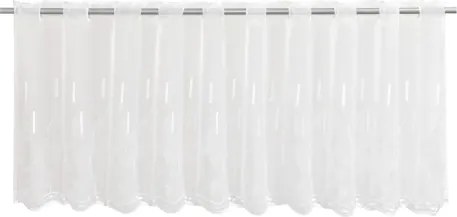 Bistro záclonka Classic 140x45 cm, biela%