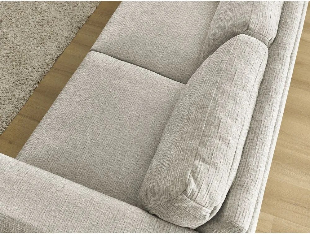 Béžová ženilková pohovka na každodenné spanie/rozkladacia 220 cm Hugo – Bobochic Paris