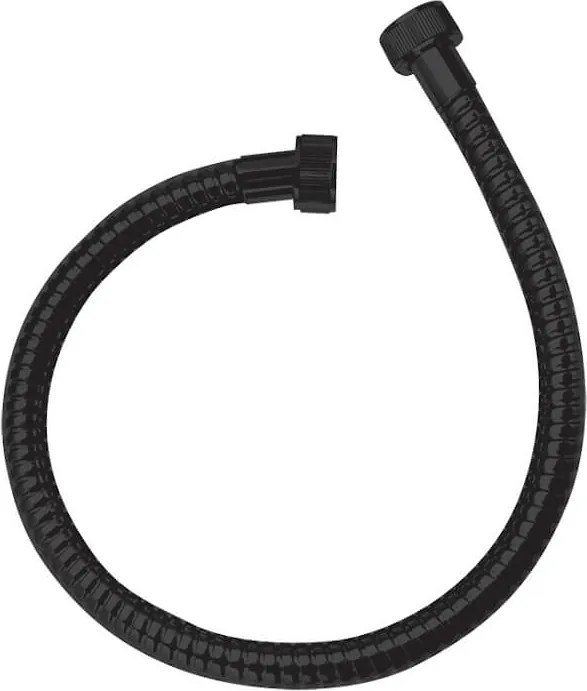 Laveo Arno, prepojovacia hadica 70cm, čierna matná, LAV-CRA_7PTD
