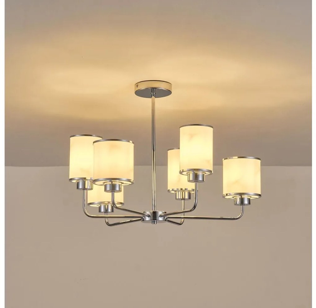 Luster na tyči 6xE27/60W/230V