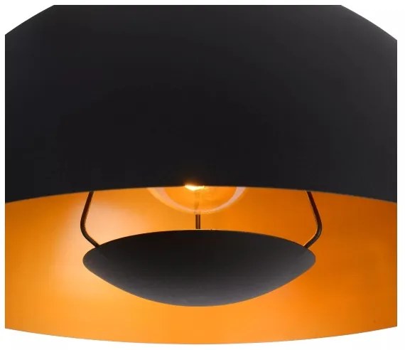 Lucide 45496/01/30 - Luster na lanku SIEMON 1xE27/40W/230V čierna