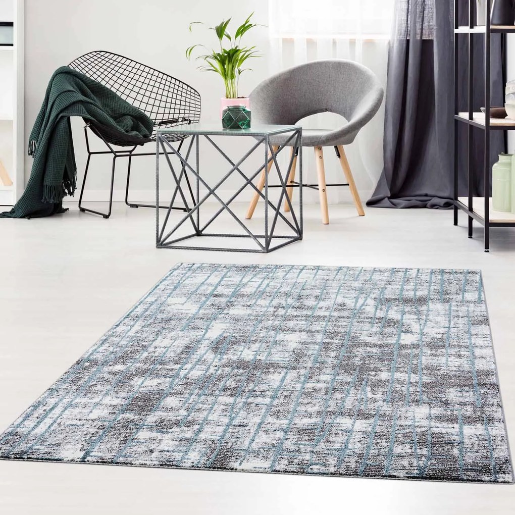 Dekorstudio Moderný koberec MODA SOFT sivo modrý 1139 Rozmer koberca: 140x200cm