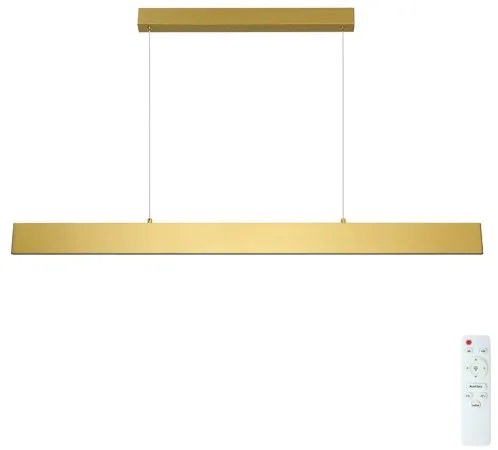 Brilagi - LED Stmiev. luster na lanku SLIMLINE LED/40W/230V 3000-6000K zlatá + DO