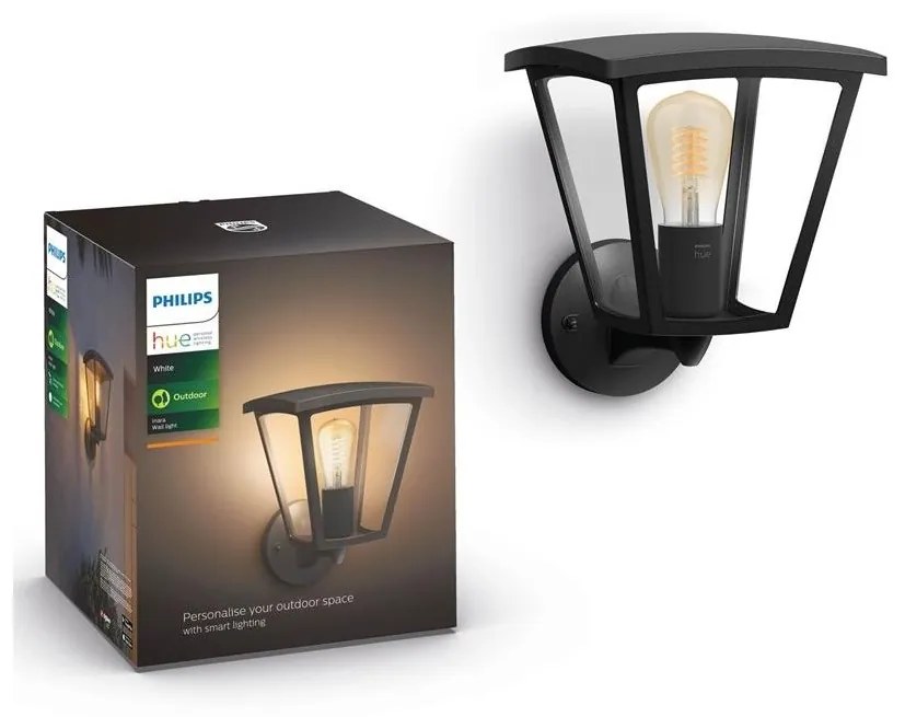 Philips - Vonkajšie nástenné svietidlo INARA Hue 1xE27/7W/230V Wi-Fi IP44