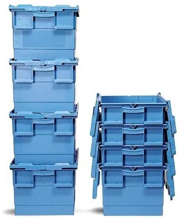 Zasúvacia prepravka s vekom INTEGRA, 400 x 300 x 300 mm