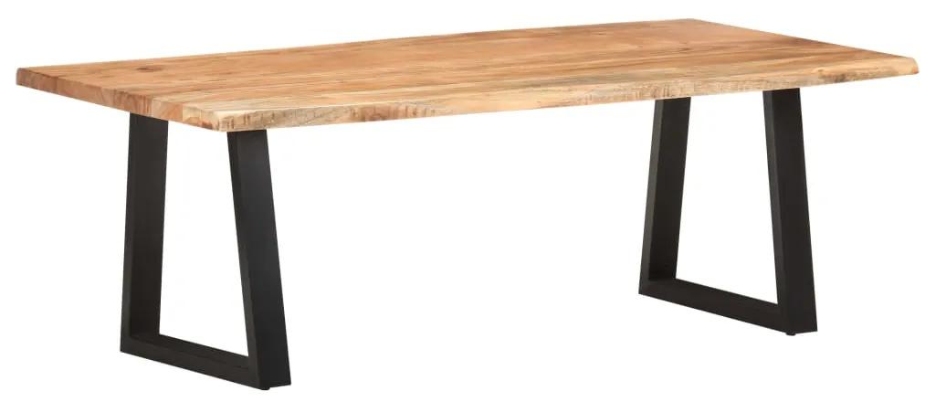 vidaXL Konferenčný stolík, nepravidelné hrany 115x60x40 cm, akácia