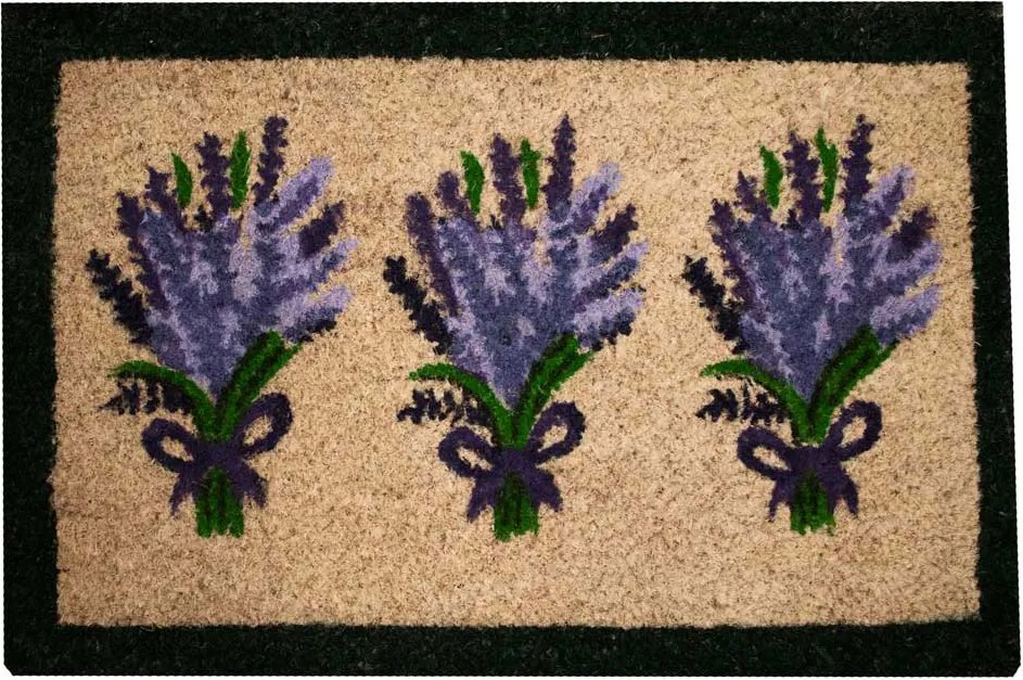 Home Elements Gumová rohožka Levanduľa 40 x 60 cm