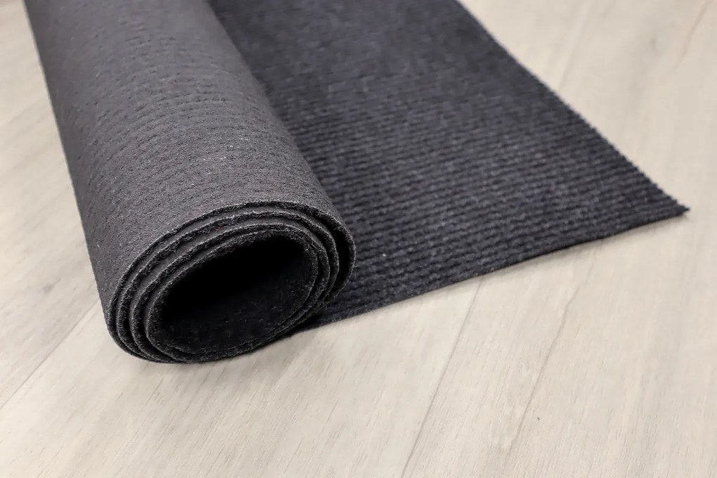 Behúň na mieru Quick step antracit, šíre 70 cm, šedá, chodba / predsieň, Vopi