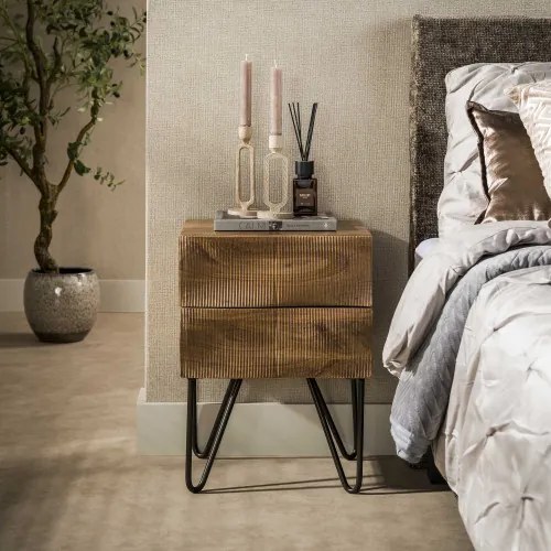 Nočný stolík 27-65 Ocean Drevo Mango  - Komfort-nábytok