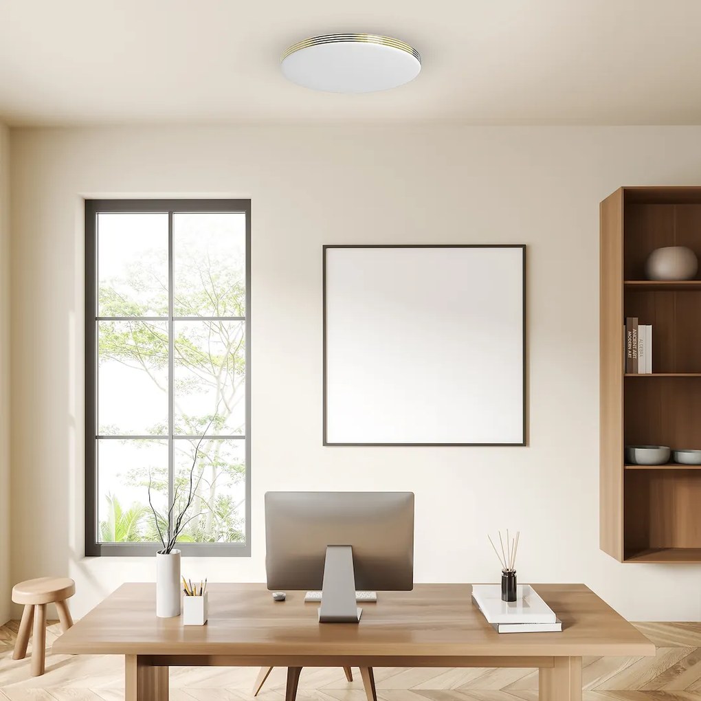 Stropné LED svietidlo Bever, 1x LED 16w, 4000k, g