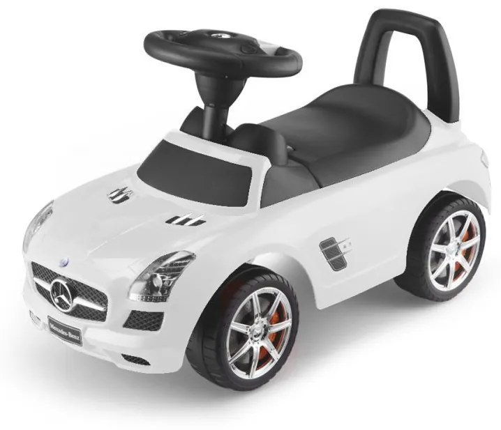 EcoToys Detské odrážadlo, vozítko Mercedes SLS, biela, 332
