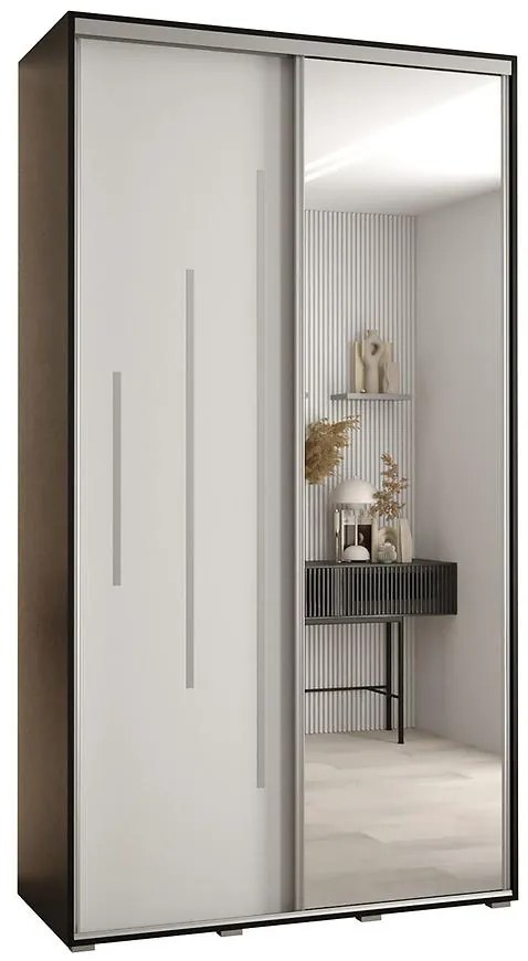 Skriňa 45 Canaris 13 130 čierna/biela/silver