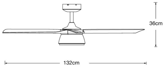 Lucci air 513072 - LED Stmievateľný ventilátor LED/18W/230V 3000/4000/6000K + DO