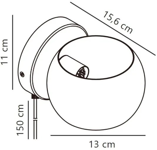 Nordlux - Nastaviteľné nástenné bodové svietidlo BELIR 1xG9/5W/230V béžová