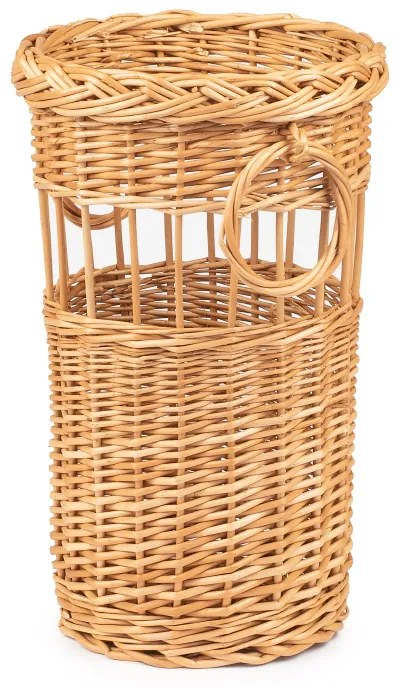 Kôš na dáždniky prútený Duha I.priemer 25 x v. 42(cm)