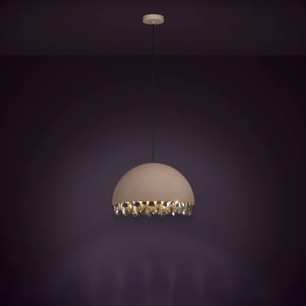 Eglo 39948 - Luster na lanku GAETANO 1xE27/40W/230V hnedá