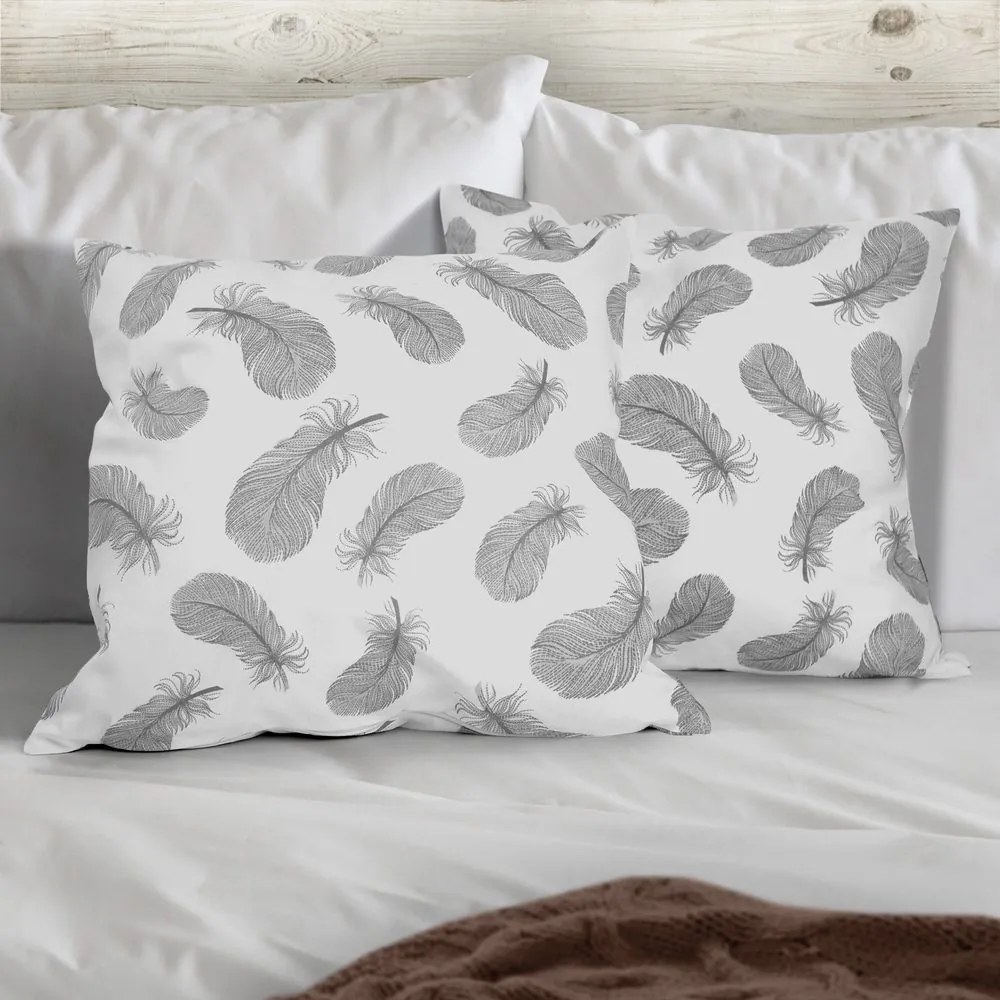 Polášek Bavlnená obliečka na vankúšik - Pierka | 70 x 90 cm