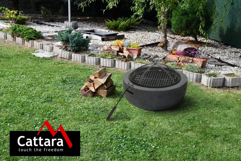 Cattara Ohniště LA PALMA šedé MgO 13013