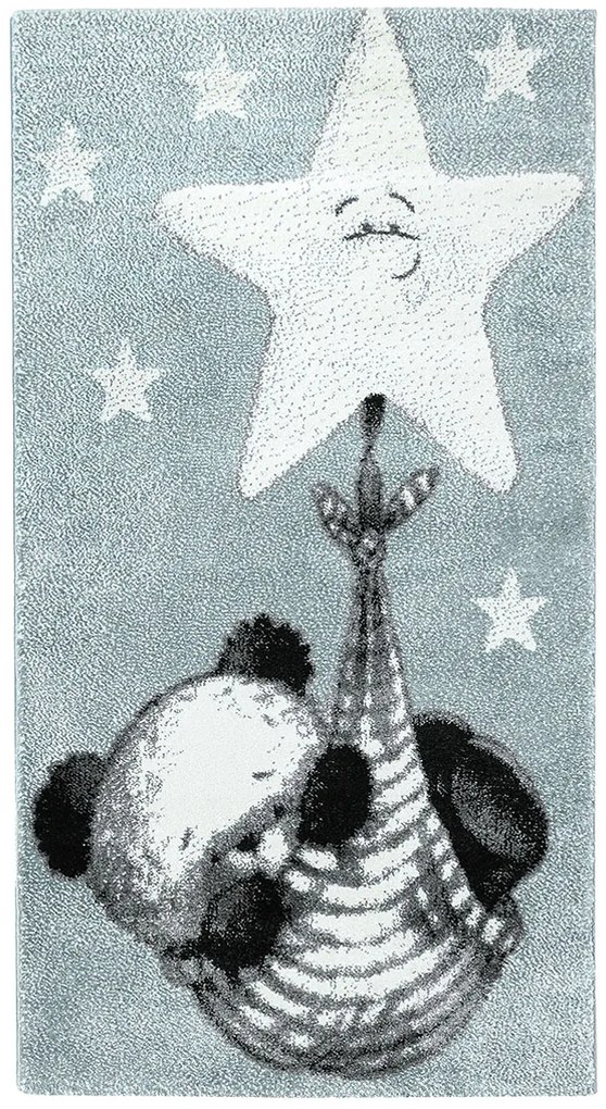 Koberce Breno Kusový koberec Kiddo A1083 blue, modrá,80 x 150 cm