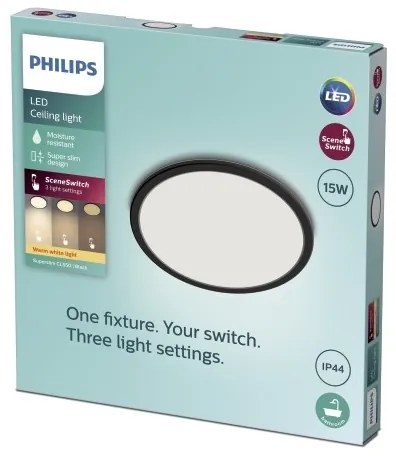 Philips - LED Stmievateľné kúpeľňové svietidlo SCENE SWITCH LED/15W/230V IP44
