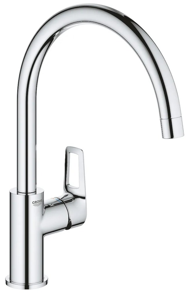 Drezová batéria Grohe BAULOOP s otočným ramienkom chróm 31368001