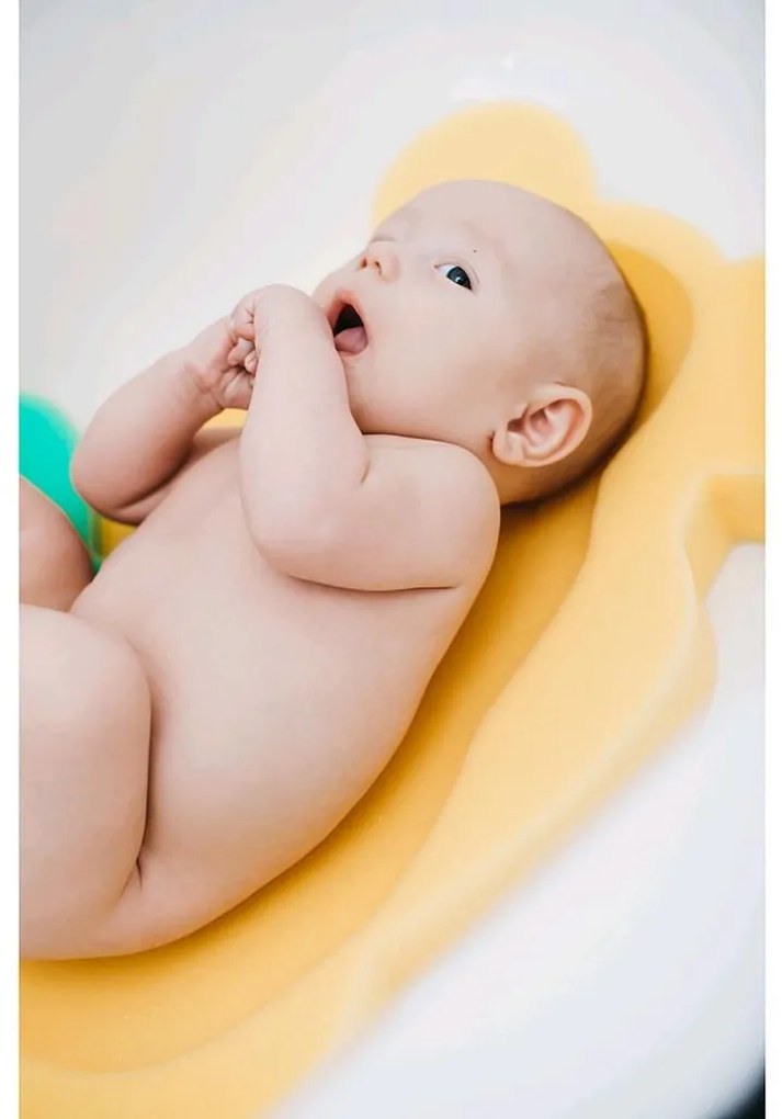 Penová podložka maxi New Baby BASIC medveď žltá