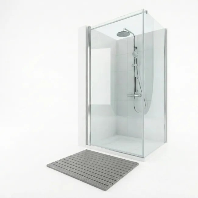 Kúpeľňová predložka sivá 1