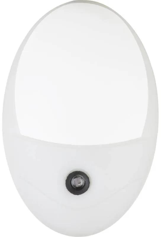 Nočné LED osvetlenie so snímačom do zásuvky CHASER, biele Globo CHASER 31934W
