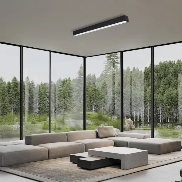 Immax NEO 07256L - LED Stmievateľné svietidlo LUNGO 38W/230V Wi-Fi Tuya čierna + DO