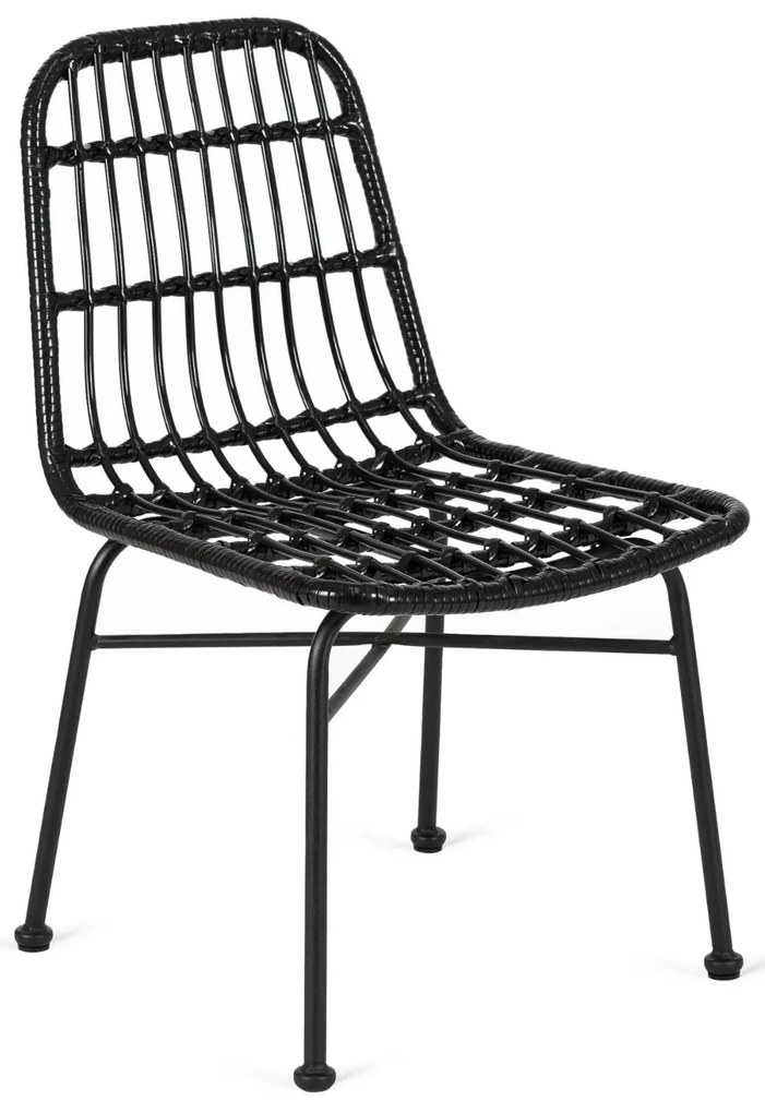 Záhradná stolička Wendats (čierna) . Akcia -20%. Vlastná spoľahlivá doprava až k Vám domov. 1119311