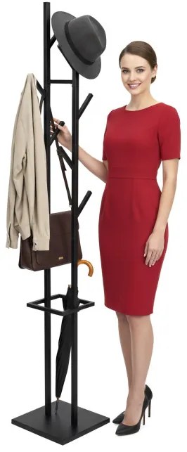 Stojanový vešiak CERES čierny