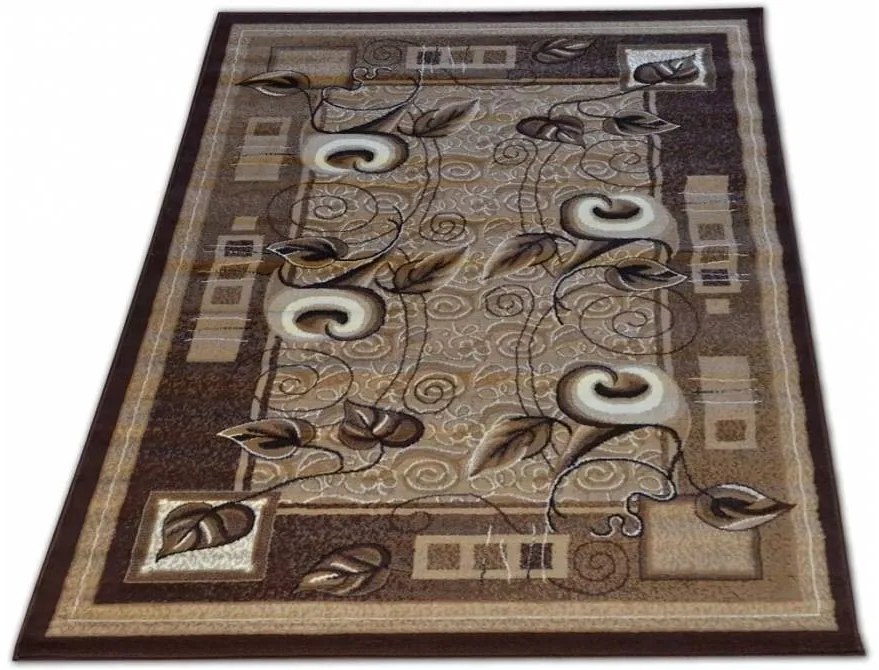 Hnedý kuchynský koberec Šírka: 80 cm | Dĺžka: 150 cm