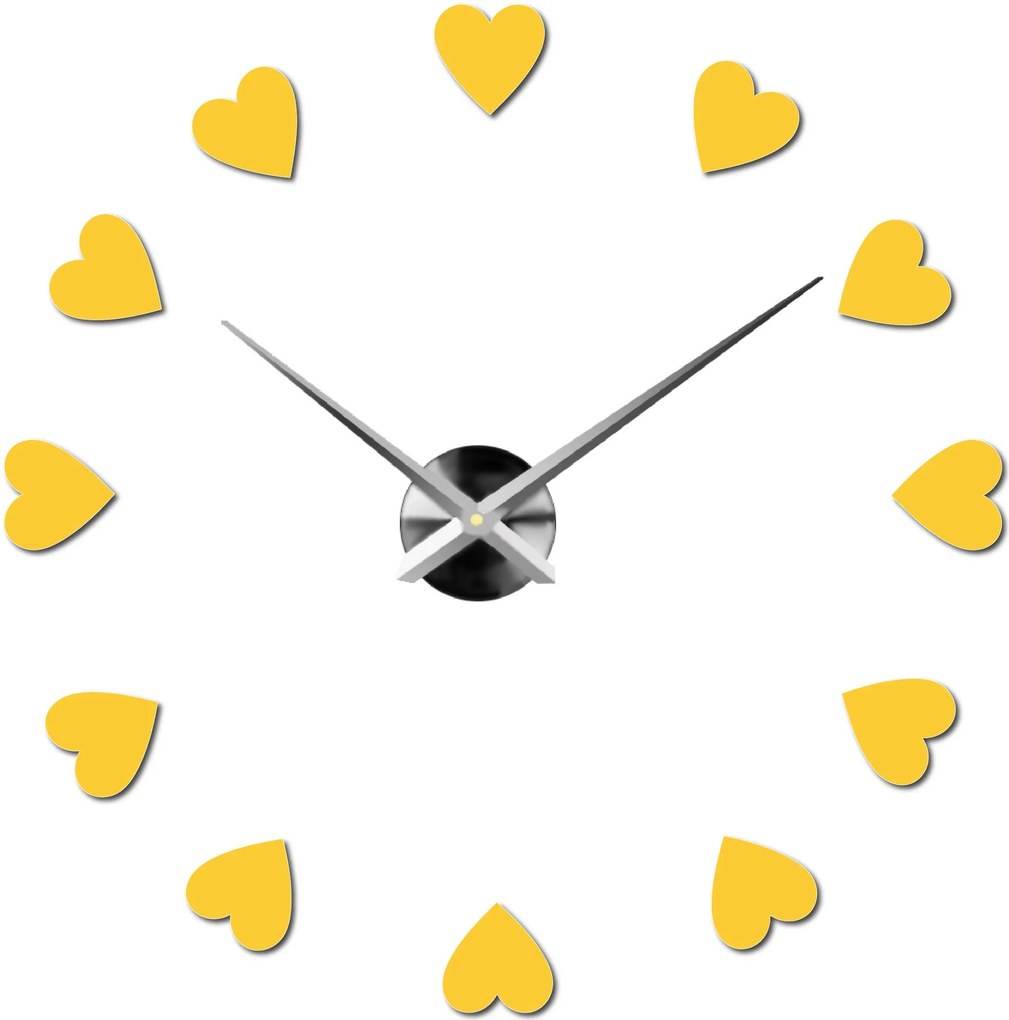 SENTOP | Veľké nástenné hodiny s motívom srdca I SENTOP 12S051 Wall clock HEU- analógové