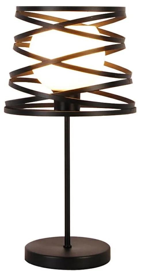 Candellux Stolná lampa AKITA 1xE14/40W/230V čierna CA0316